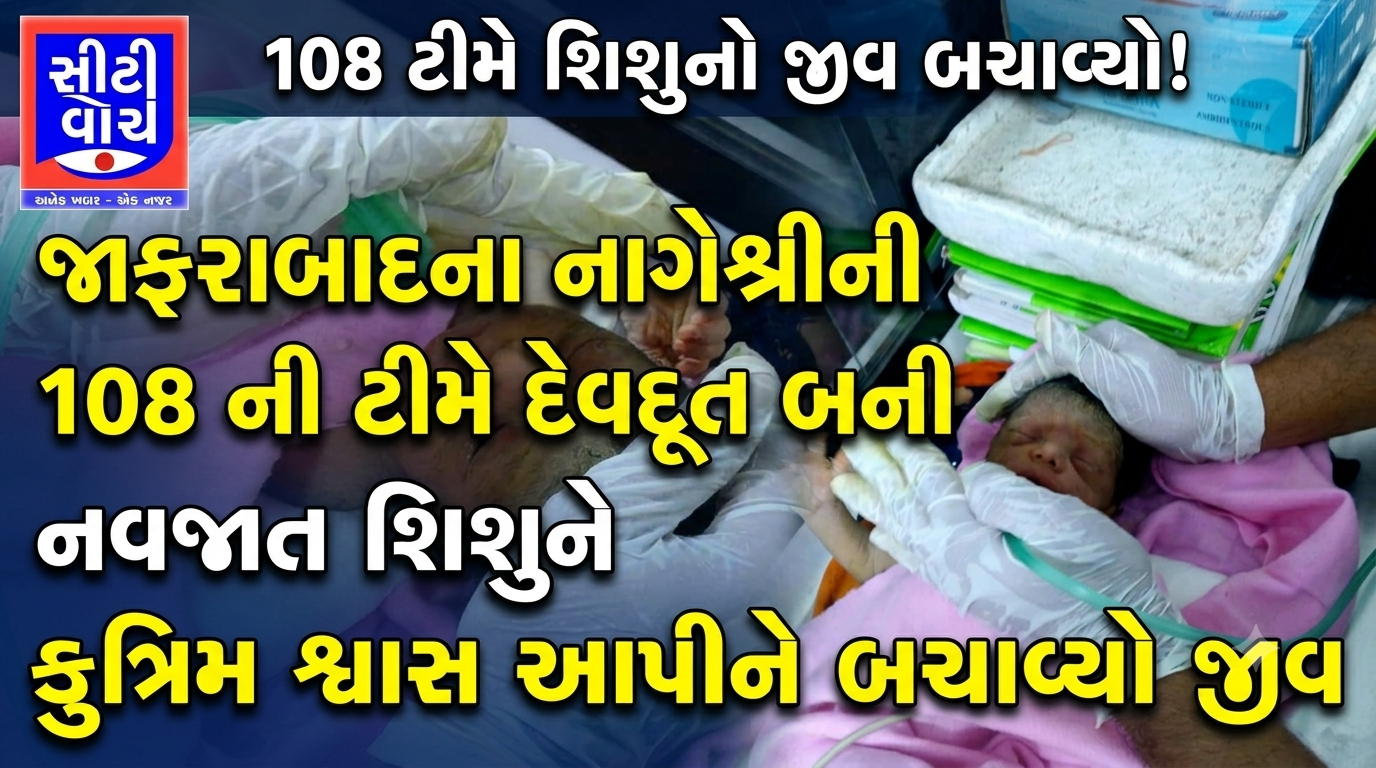 Amreli જિલ્લાની 108 એમ્બ્યુલન્સની સરાહનીય કામગીરી