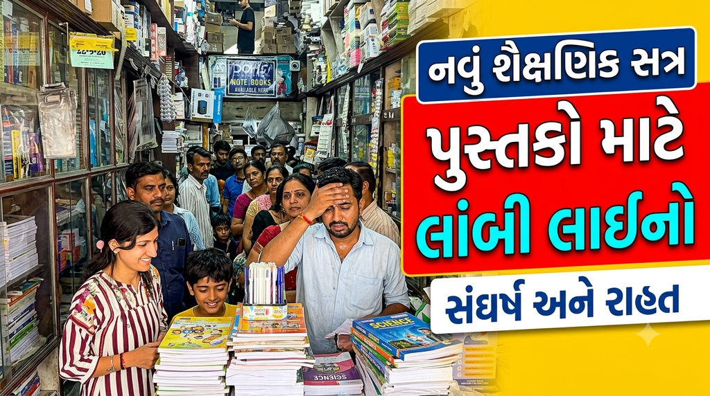 નવા શૈક્ષણિક સત્રમાં પુસ્તક ભંડારોની લાંબી કતારો અને ભીડથી થતી વાલીઓની હાલાકીનો હવે અંત